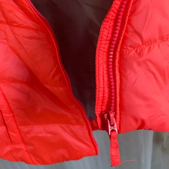 Aeropostale Ultralight Dayglo Orange Vest, Women's XL - Picture 7 of 7